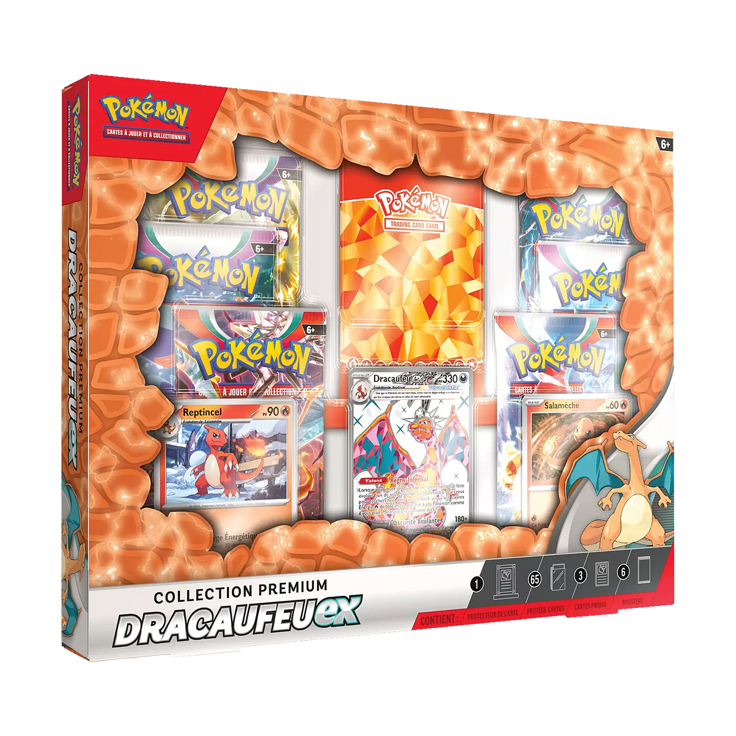 Coffret - Pokémon - Collection Premium - Dracaufeu EX - 🇫🇷 - vue produit