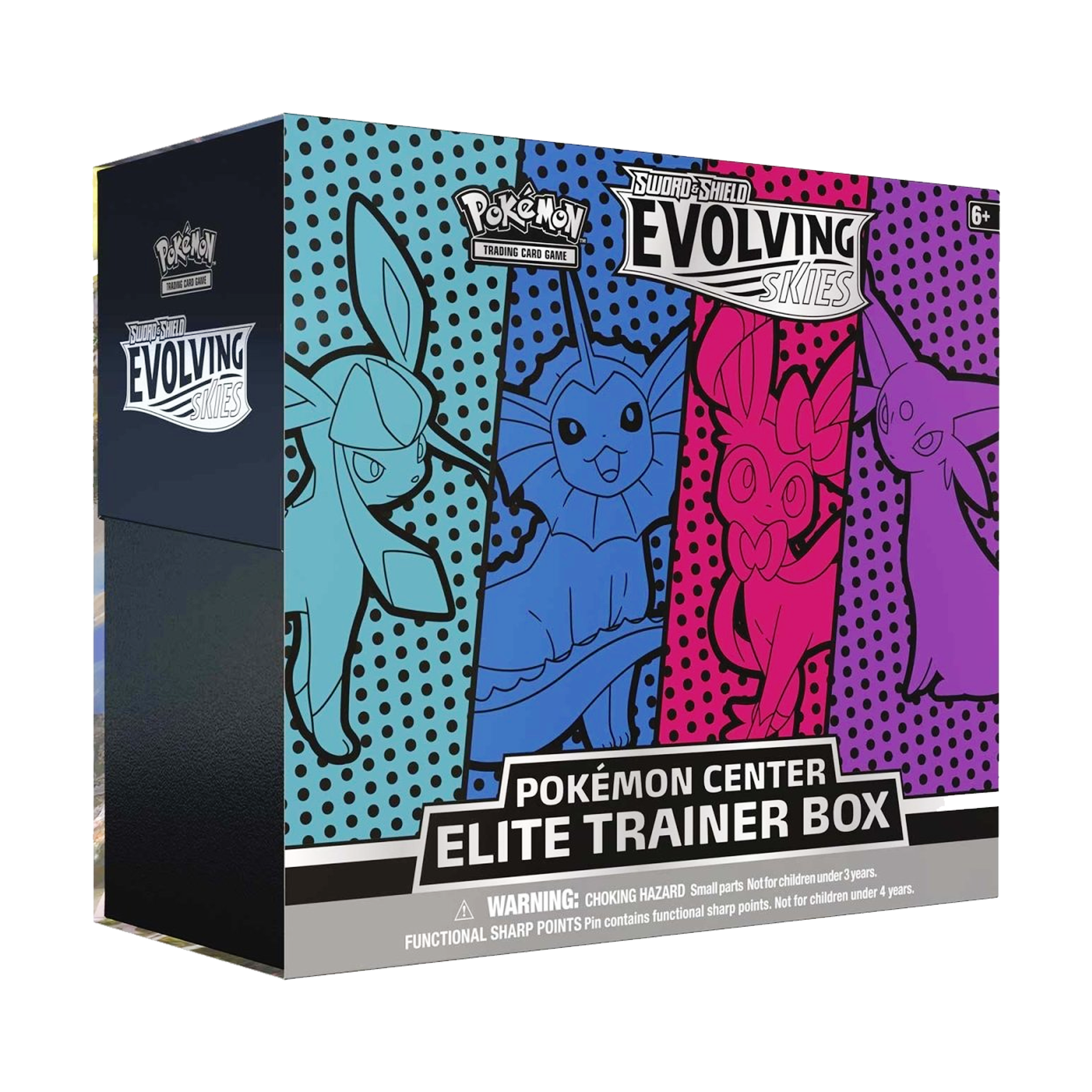 ETB - Pokémon - Épée et Bouclier - Évolution Céleste - Pokémon Center (EB07) - Blue - 🇬🇧 - vue produit
