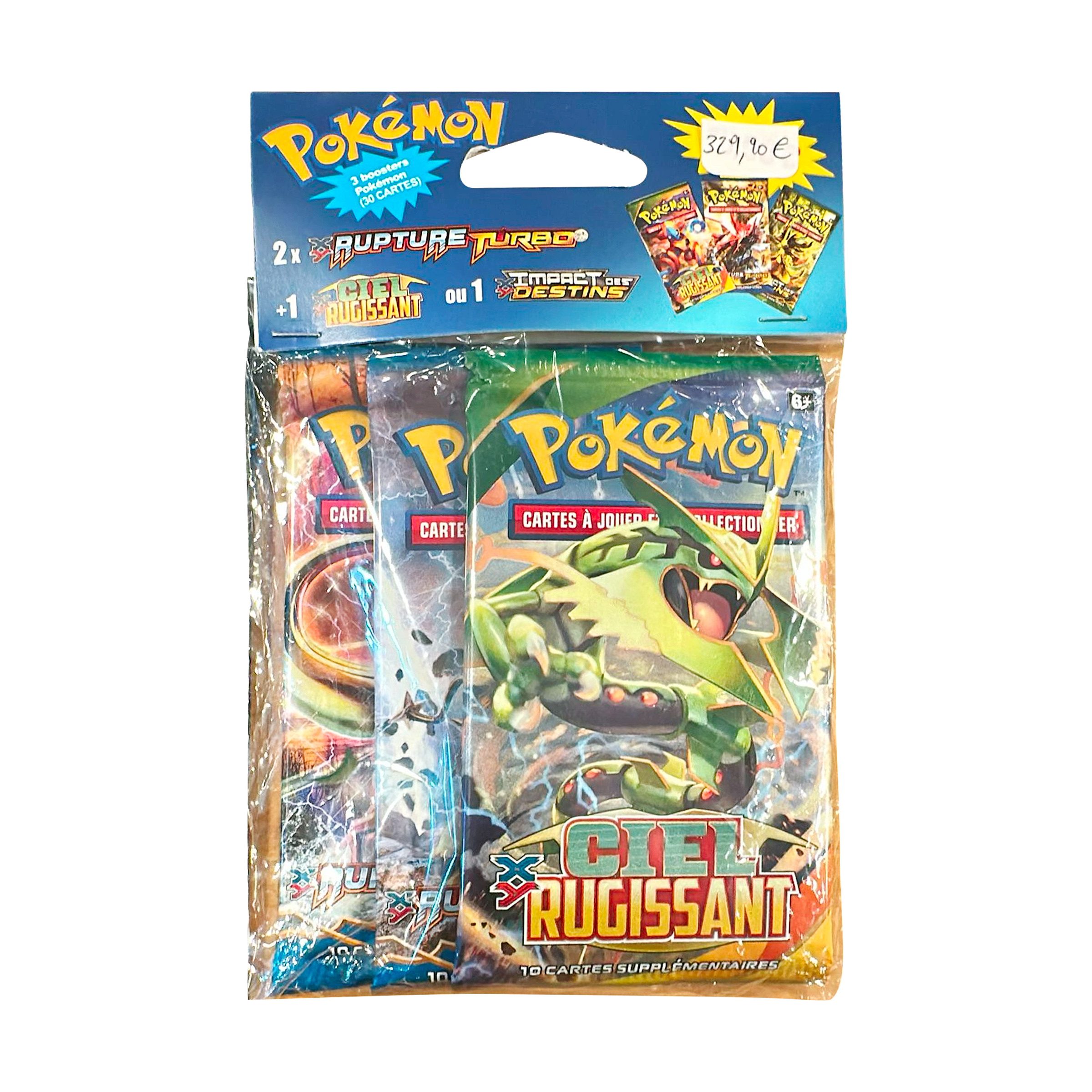 Tripack Boosters | Pokémon | XY | 2 x Rupture Turbo (XY10) & 1 x Ciel Rugissant (XY11) | 🇫🇷