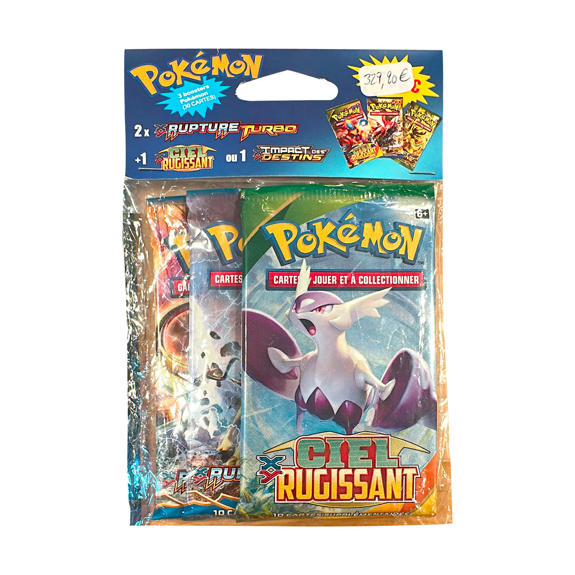 Tripack Boosters | Pokémon | XY | 2 x Rupture Turbo (XY10) & 1 x Ciel Rugissant (XY11) | 🇫🇷