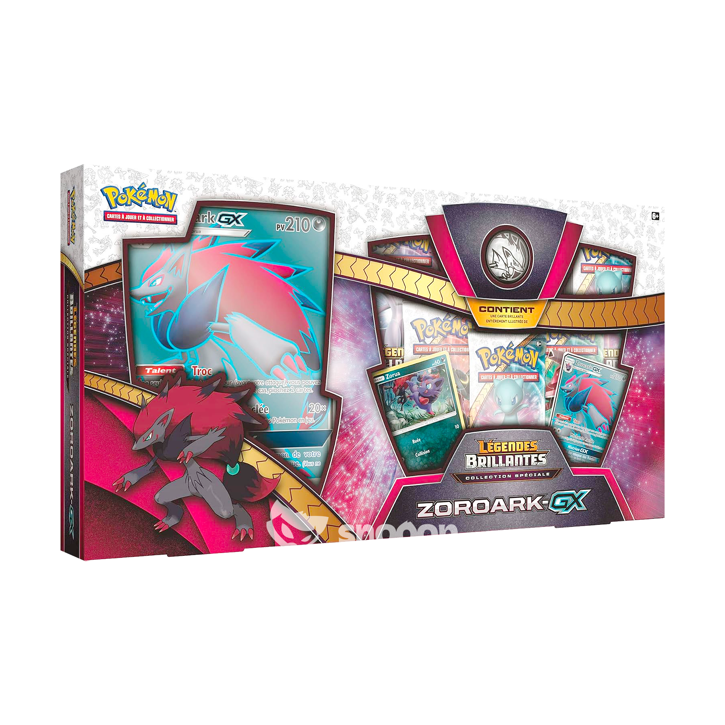 Coffret - Pokémon - Légendes Brillantes - Collection Spéciale - Zoroark GX - 🇫🇷 - vue produit