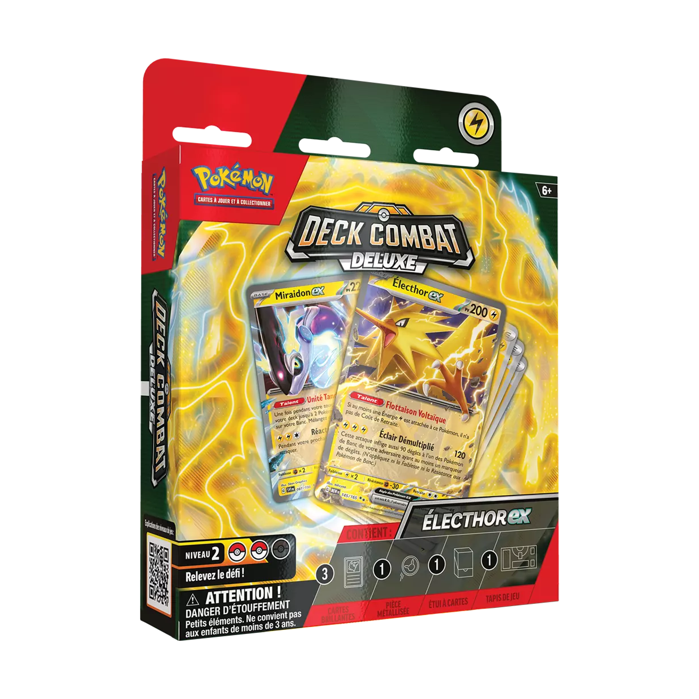 Deck - Pokémon - Combat deluxe - Electhor ex - 🇫🇷 - vue produit