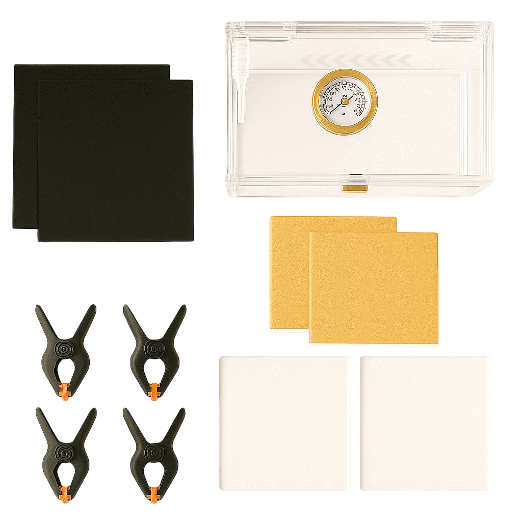 🧲 Kit d’Aplatissement | Cartes Pokémon | Version Améliorée | Préparation à la Gradation