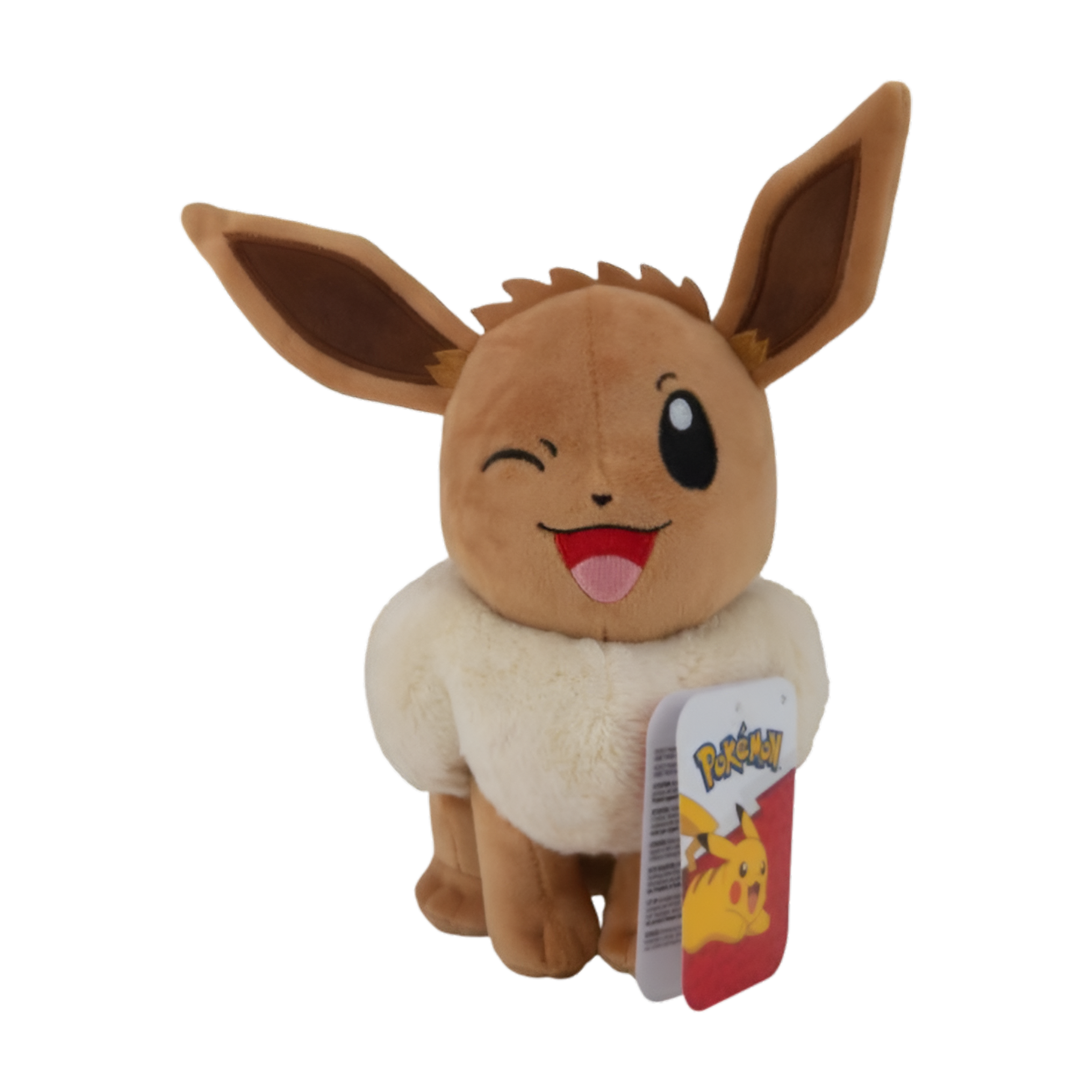 Peluche Évoli Pokémon officielle, jouet en peluche marron pour enfants et fans de Pokémon, cadeau idéal collectionneur
