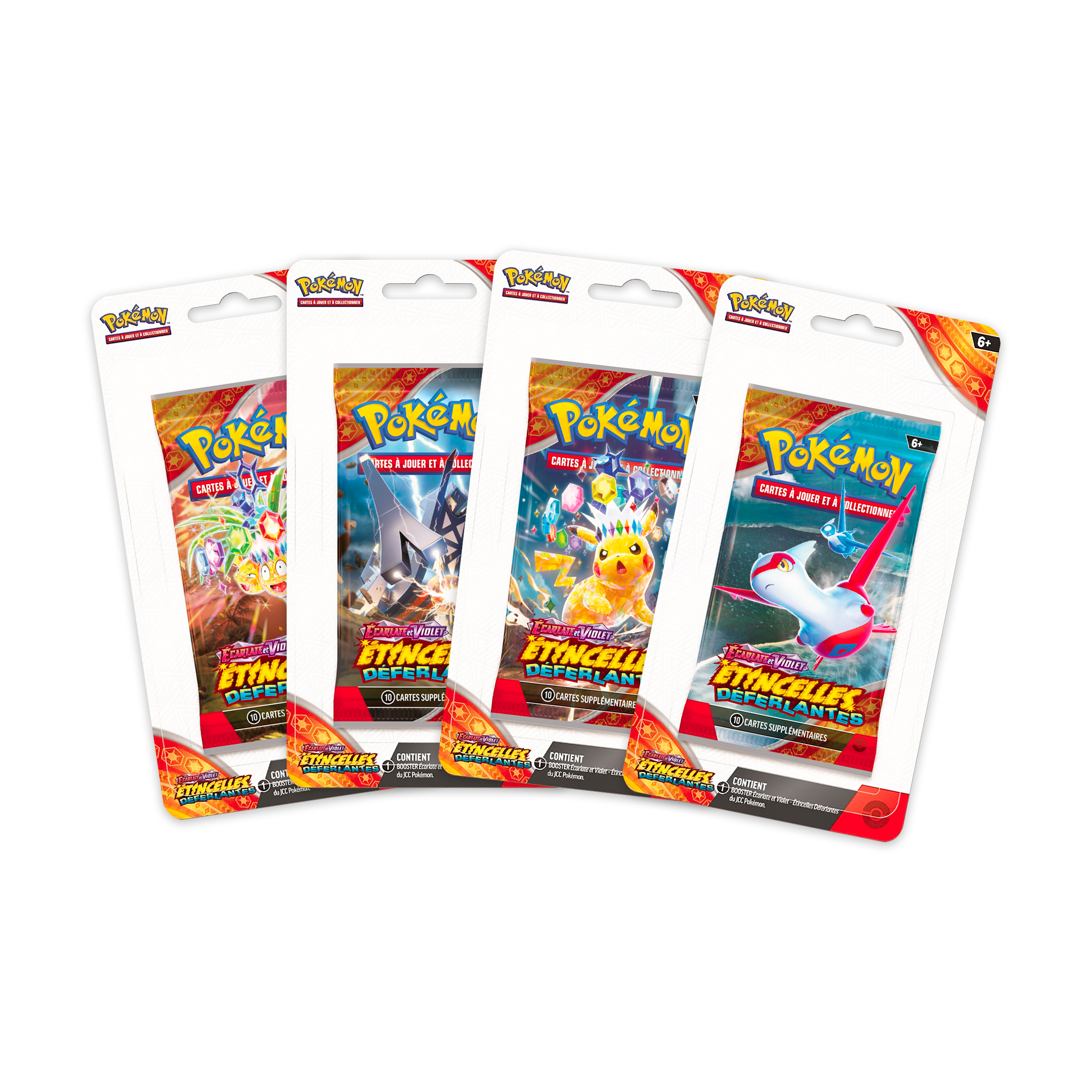 Booster (sous blister) - Pokémon - Écarlate et Violet - Étincelles Déferlantes (EV08) - 🇫🇷 - vue produit