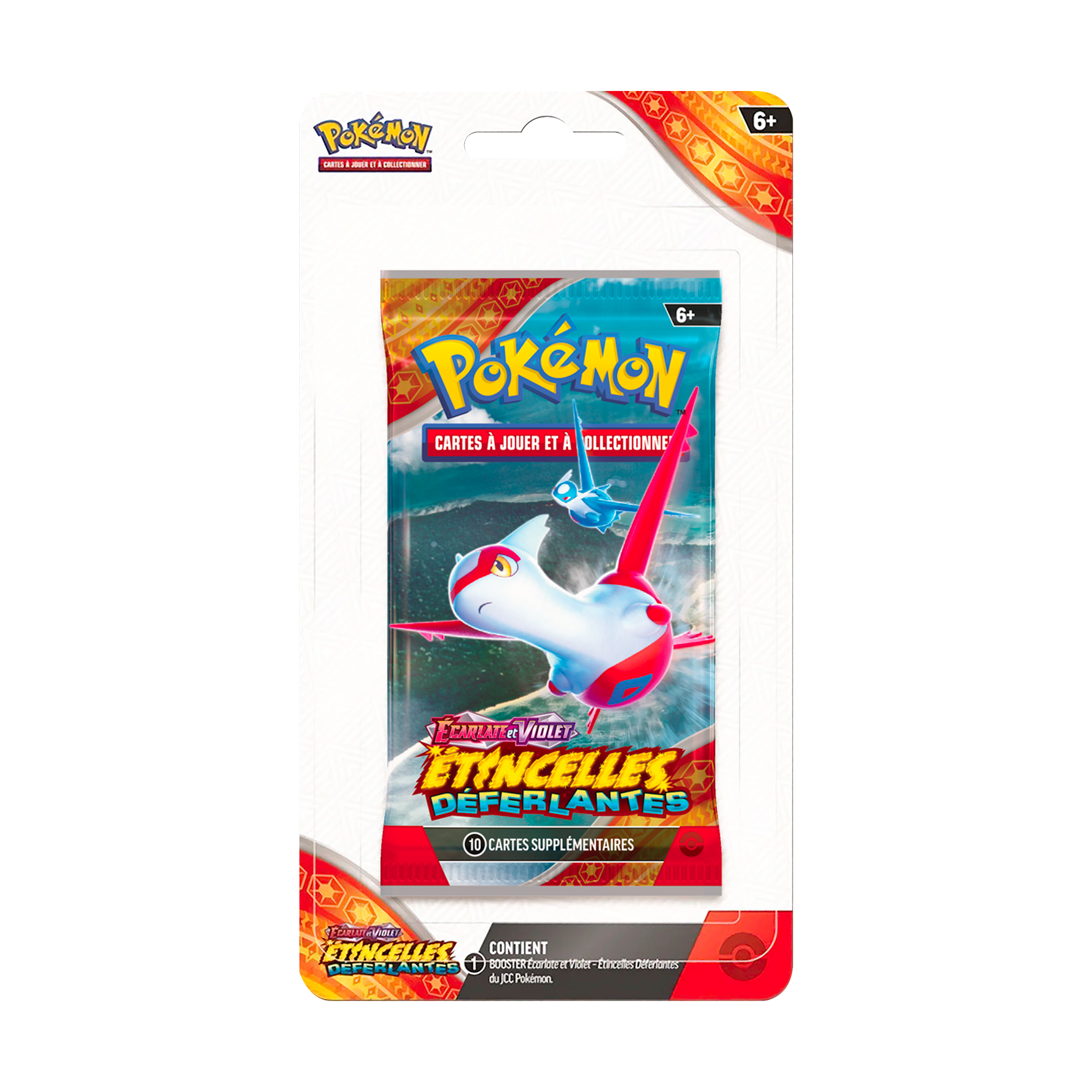 Booster (sous blister) - Pokémon - Écarlate et Violet - Étincelles Déferlantes (EV08) - 🇫🇷 - vue produit