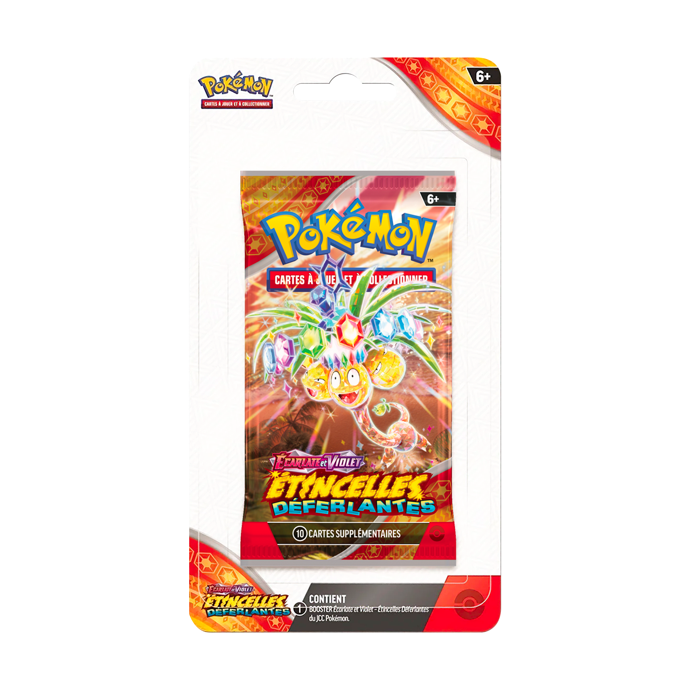 Booster (sous blister) - Pokémon - Écarlate et Violet - Étincelles Déferlantes (EV08) - 🇫🇷 - vue produit