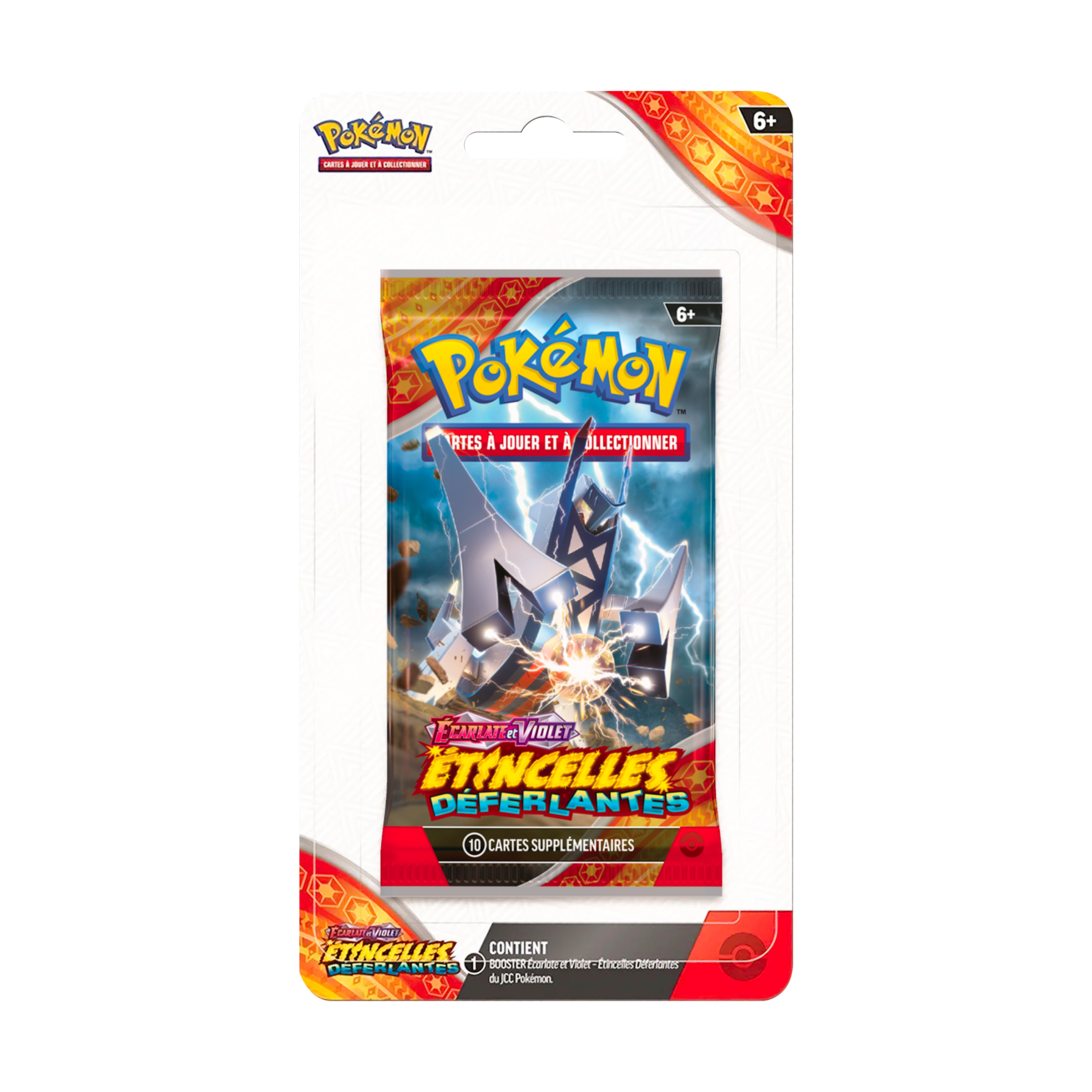 Booster (sous blister) - Pokémon - Écarlate et Violet - Étincelles Déferlantes (EV08) - 🇫🇷 - vue produit