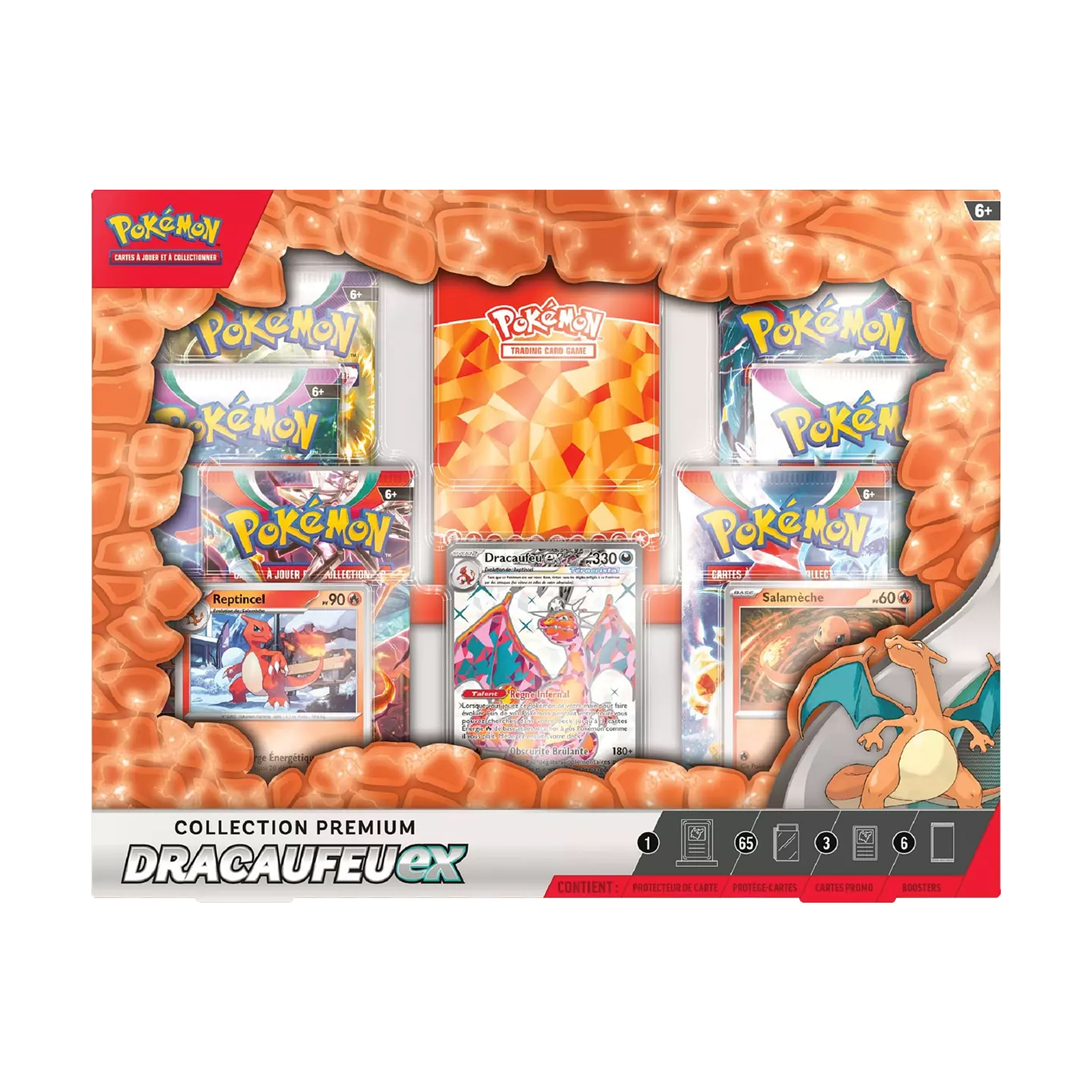 Coffret - Pokémon - Collection Premium - Dracaufeu EX - 🇫🇷 - vue produit