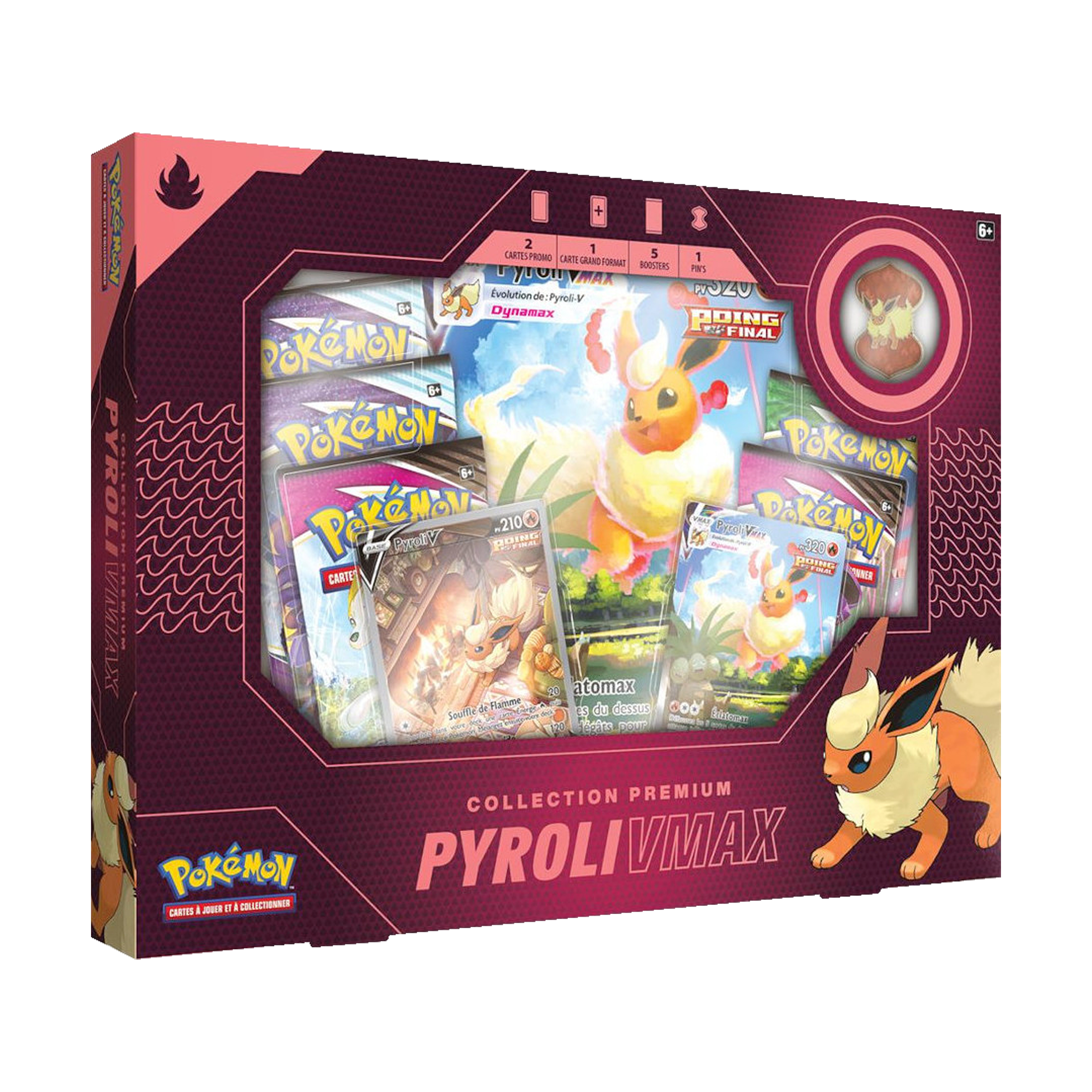 Coffret - Pokémon - Collection Premium - Pyroli VMAX - 🇫🇷 - vue produit