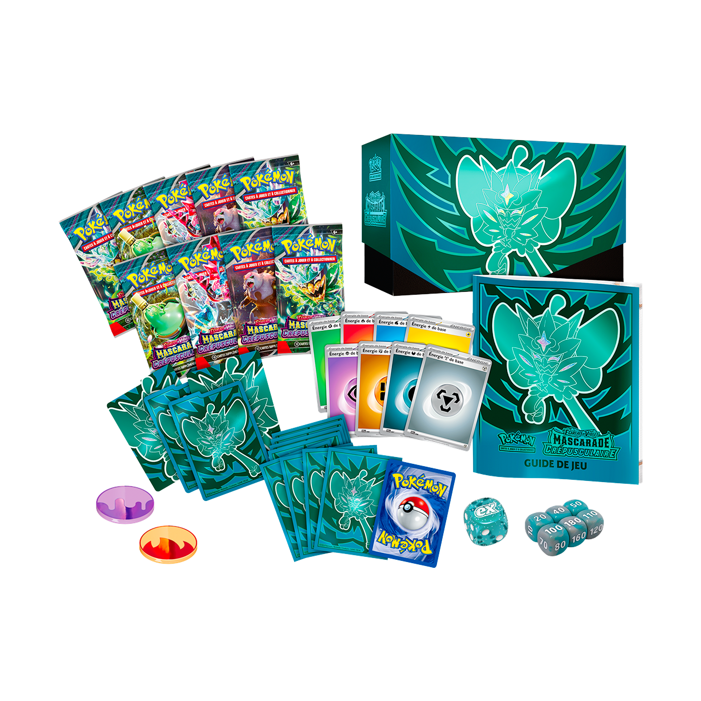 ETB - Pokémon - Écarlate et Violet - Mascarade Crépusculaire (EV06) - 🇫🇷 - vue produit